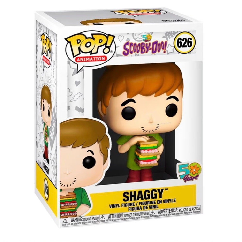 Funko Pop Animation #626 Scooby Doo with protective case Brand New